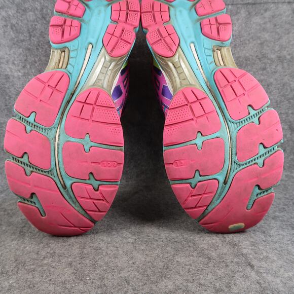 Asics Shoes Womens 11 Athletic Trainers Gel Nimbus 15 Running Sneakers Pink - Picture 16 of 16